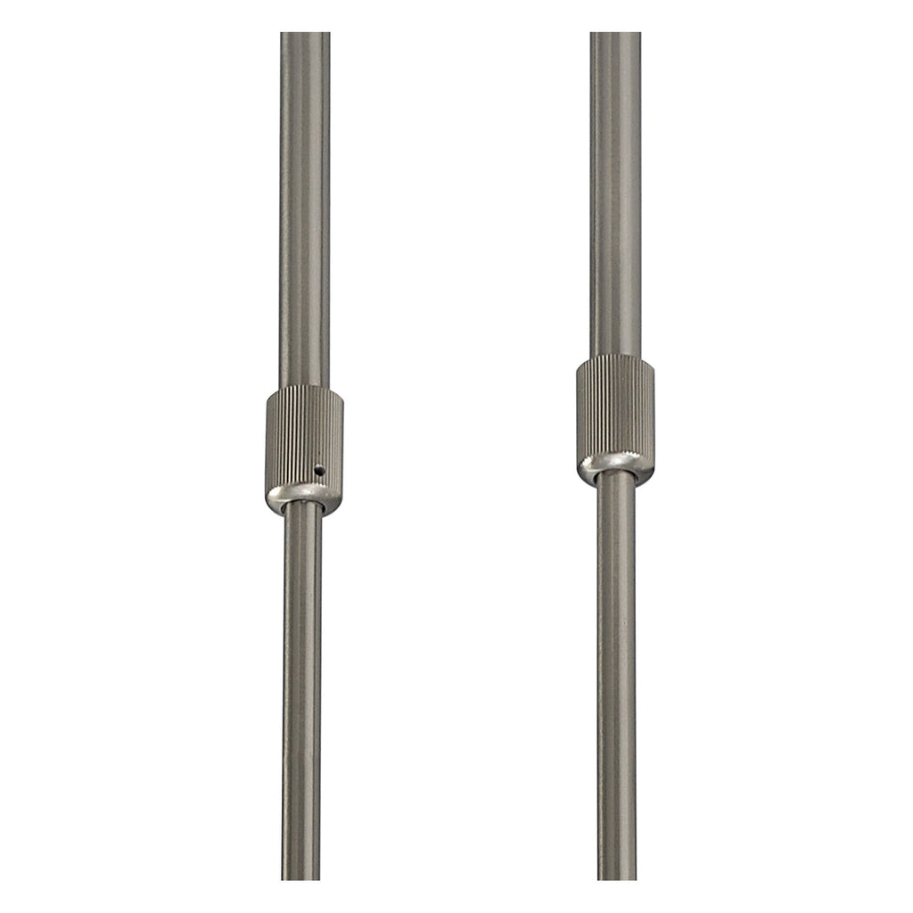 M1810 Loop Rectangular Telescopic 8 Light G9 ECO Line Satin Nickel