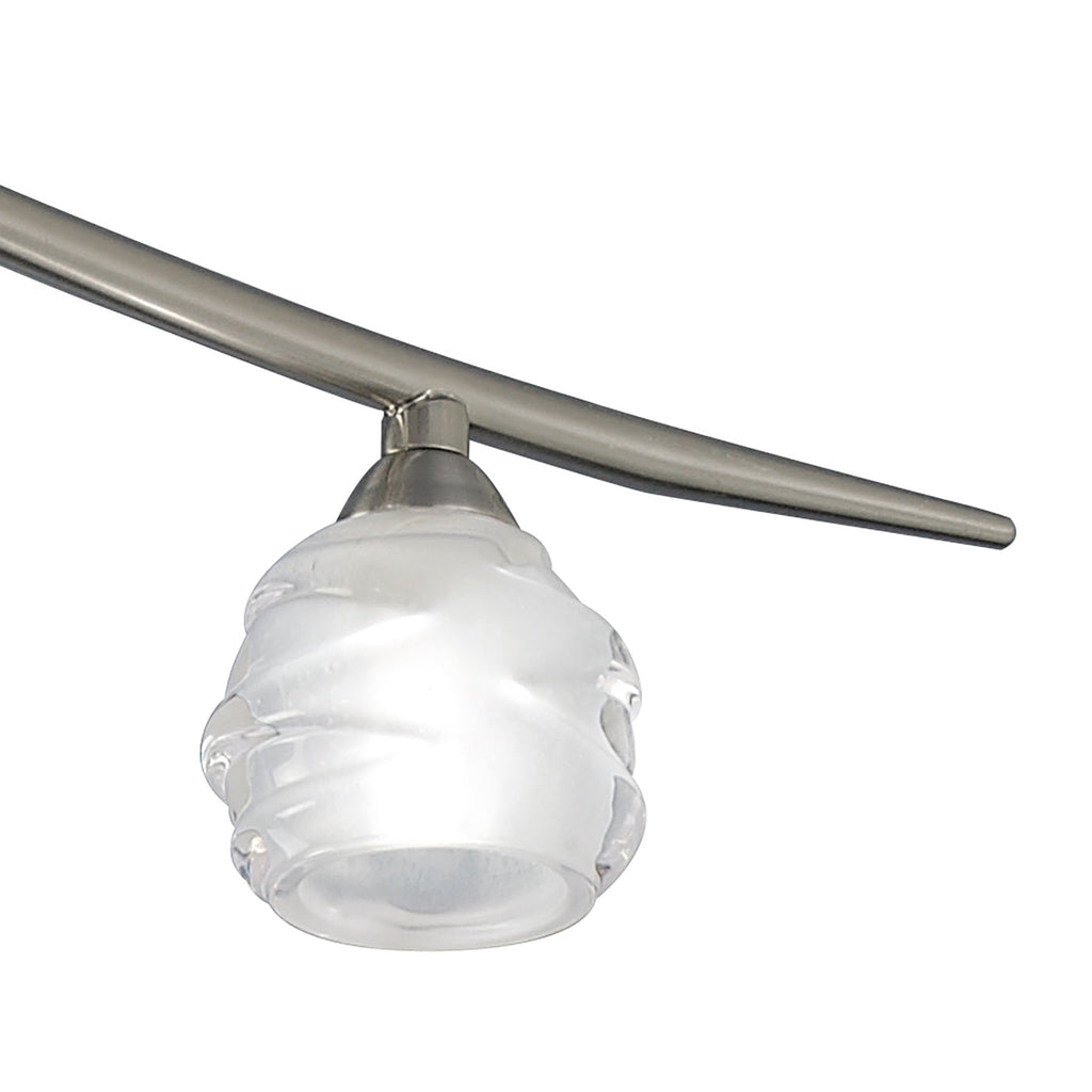 M1810 Loop Rectangular Telescopic 8 Light G9 ECO Line Satin Nickel