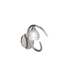 M1816/S Loop Wall Lamp Switched 1 Light G9 ECO Satin Nickel