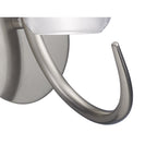 M1816/S Loop Wall Lamp Switched 1 Light G9 ECO Satin Nickel