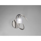 M1816 Loop Wall Lamp 1 Light G9 ECO Satin Nickel
