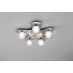 M1819 Loop Flush Ceiling 5 Light G9 ECO Satin Nickel