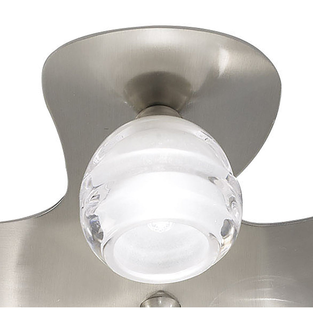M1819 Loop Flush Ceiling 5 Light G9 ECO Satin Nickel