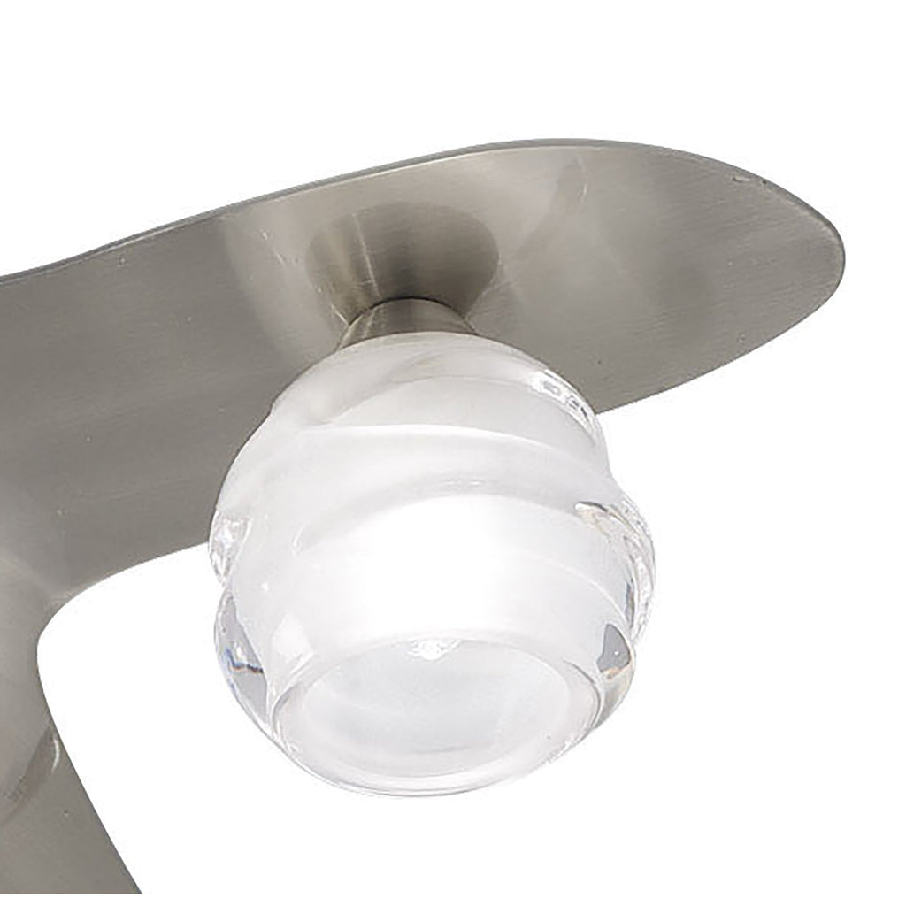 M1819 Loop Flush Ceiling 5 Light G9 ECO Satin Nickel