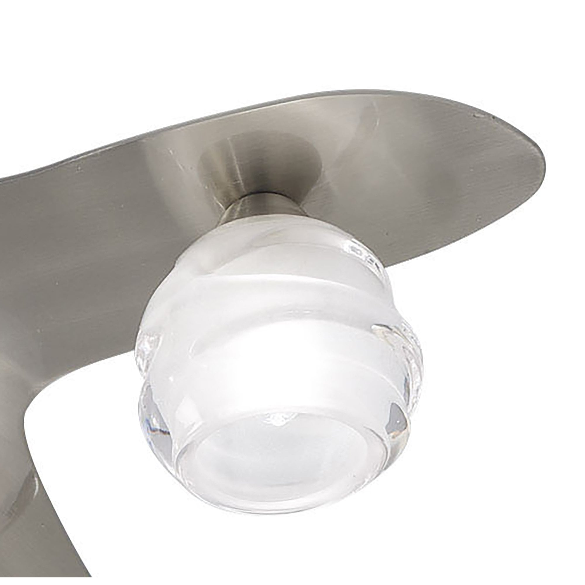 M1819 Loop Flush Ceiling 5 Light G9 ECO Satin Nickel