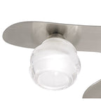 M1819 Loop Flush Ceiling 5 Light G9 ECO Satin Nickel