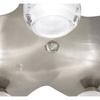 M1819 Loop Flush Ceiling 5 Light G9 ECO Satin Nickel