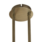 M1820 Loop Rectangular Telescopic 8 Light G9 ECO Line Antique Brass