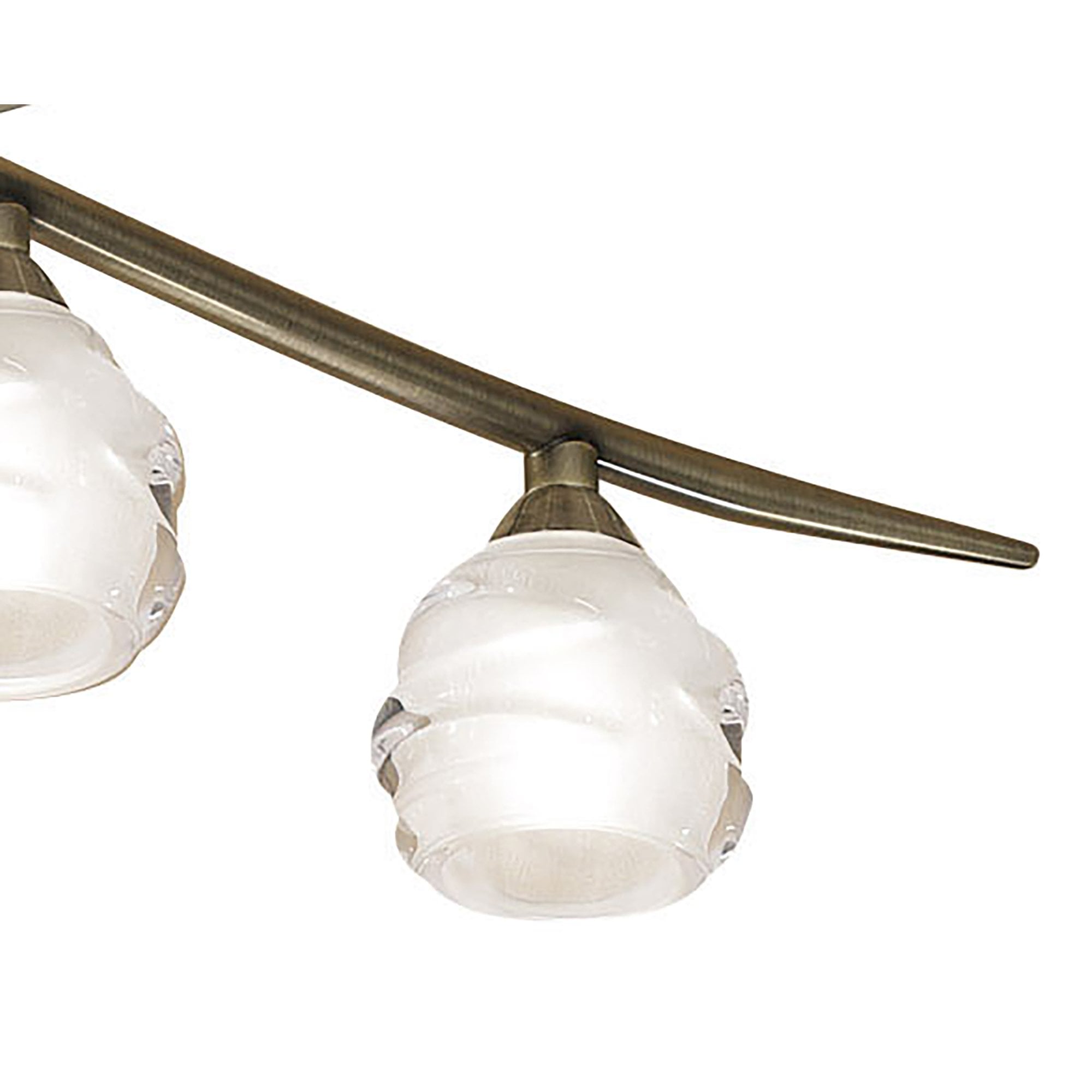 M1820 Loop Rectangular Telescopic 8 Light G9 ECO Line Antique Brass