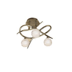 M1824 Loop Ceiling 3 Light G9 ECO Antique Brass