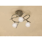 M1824 Loop Ceiling 3 Light G9 ECO Antique Brass