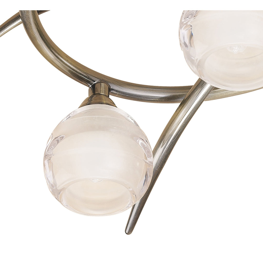 M1824 Loop Ceiling 3 Light G9 ECO Antique Brass