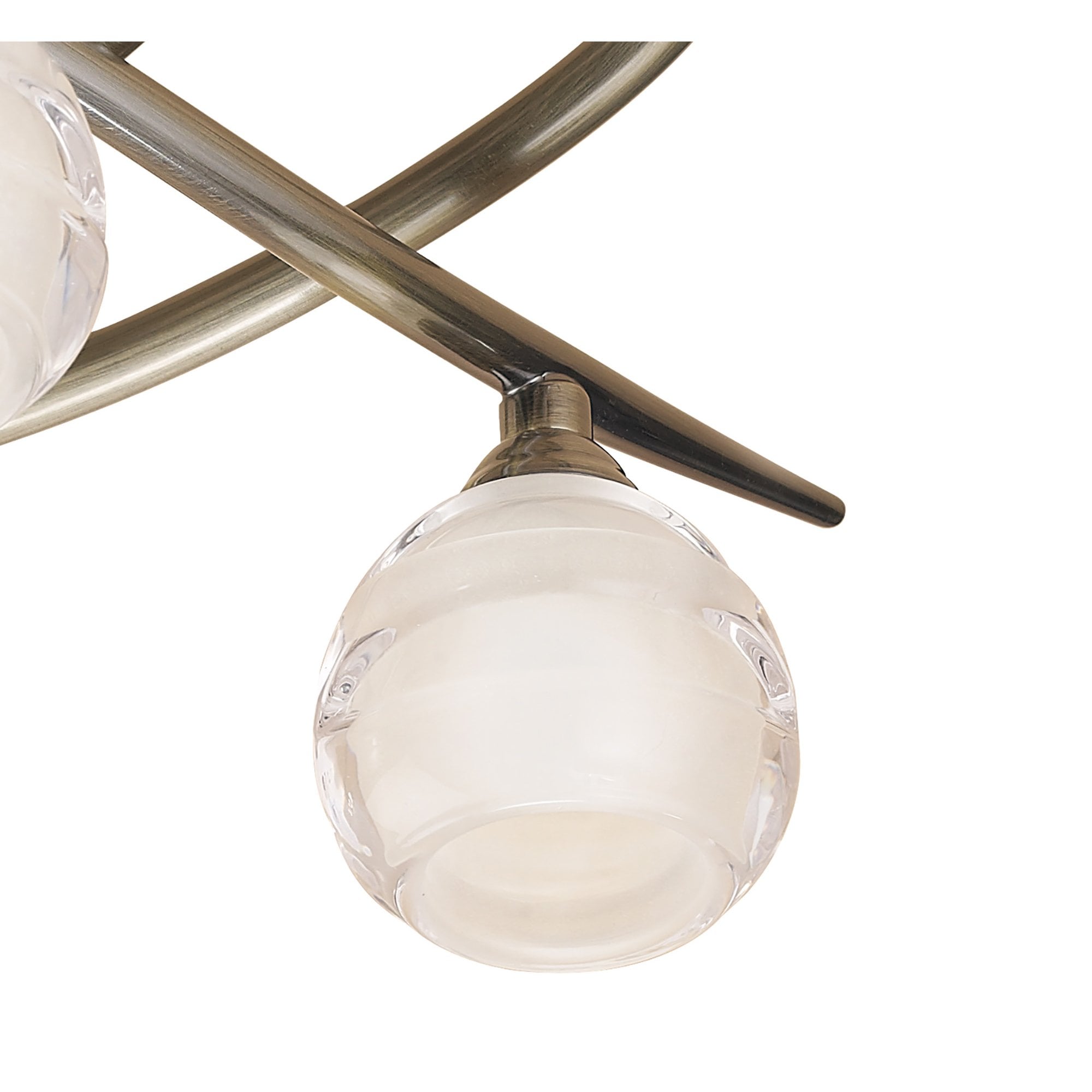 M1824 Loop Ceiling 3 Light G9 ECO Antique Brass