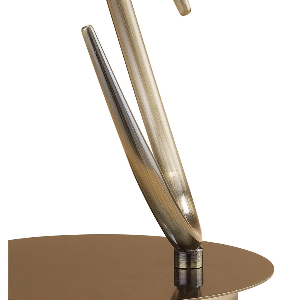 M1827 Loop Table Lamp 1 Light G9 ECO Antique Brass