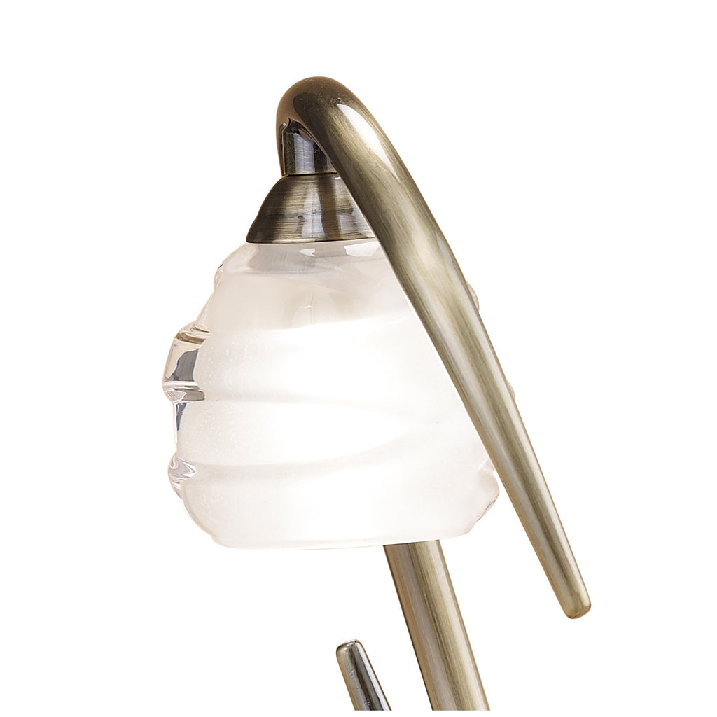 M1827 Loop Table Lamp 1 Light G9 ECO Antique Brass