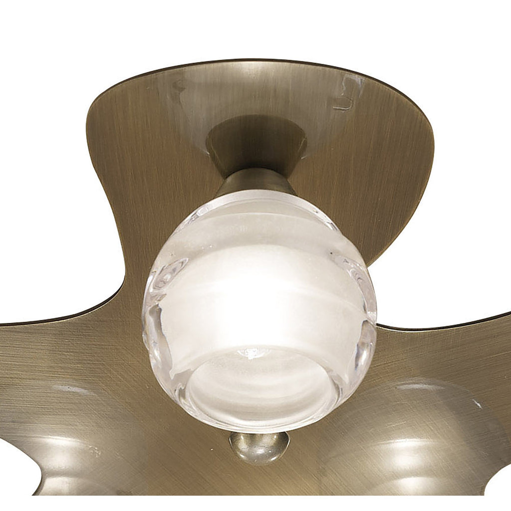 M1829 Loop Flush Ceiling 5 Light G9 ECO Antique Brass