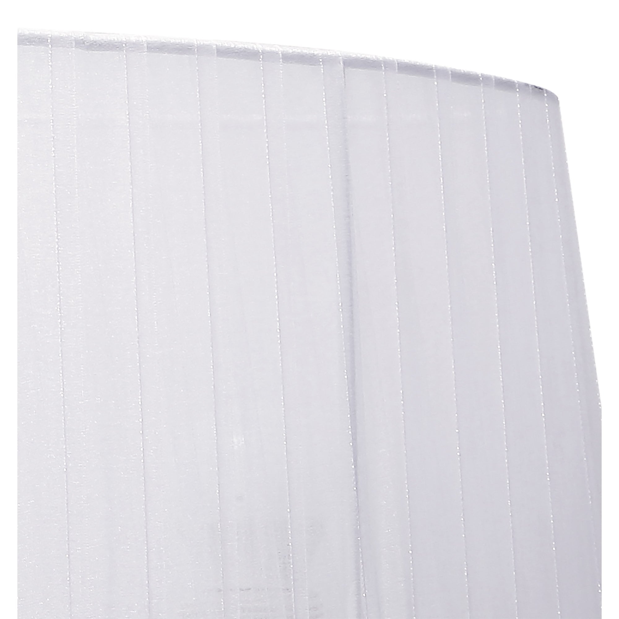 M5276 Louise Wall Lamp Right 2 Light E27 White Shade Polished Chrome / Clear Crystal