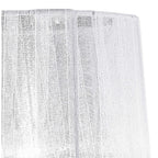 M5279 Louise Table Lamp 1 Light E27 White Shade Polished Chrome / Clear Crystal
