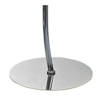 M5280 Louise Floor Lamp 2 Light E27 White Shade Polished Chrome / Clear Crystal