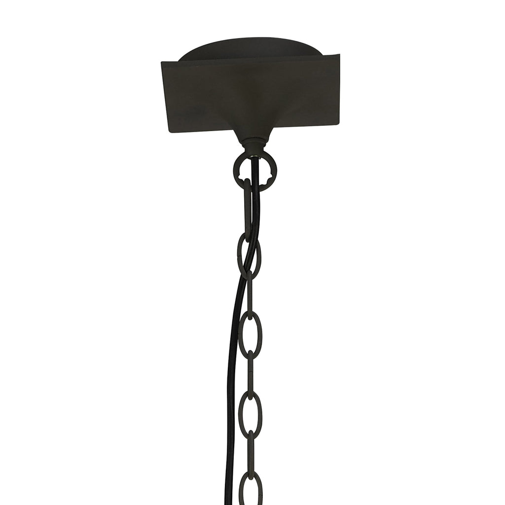 M3680 Lua Linear Pendant 2 Arm 4 Light E27 Ash Grey Ash Grey Shades