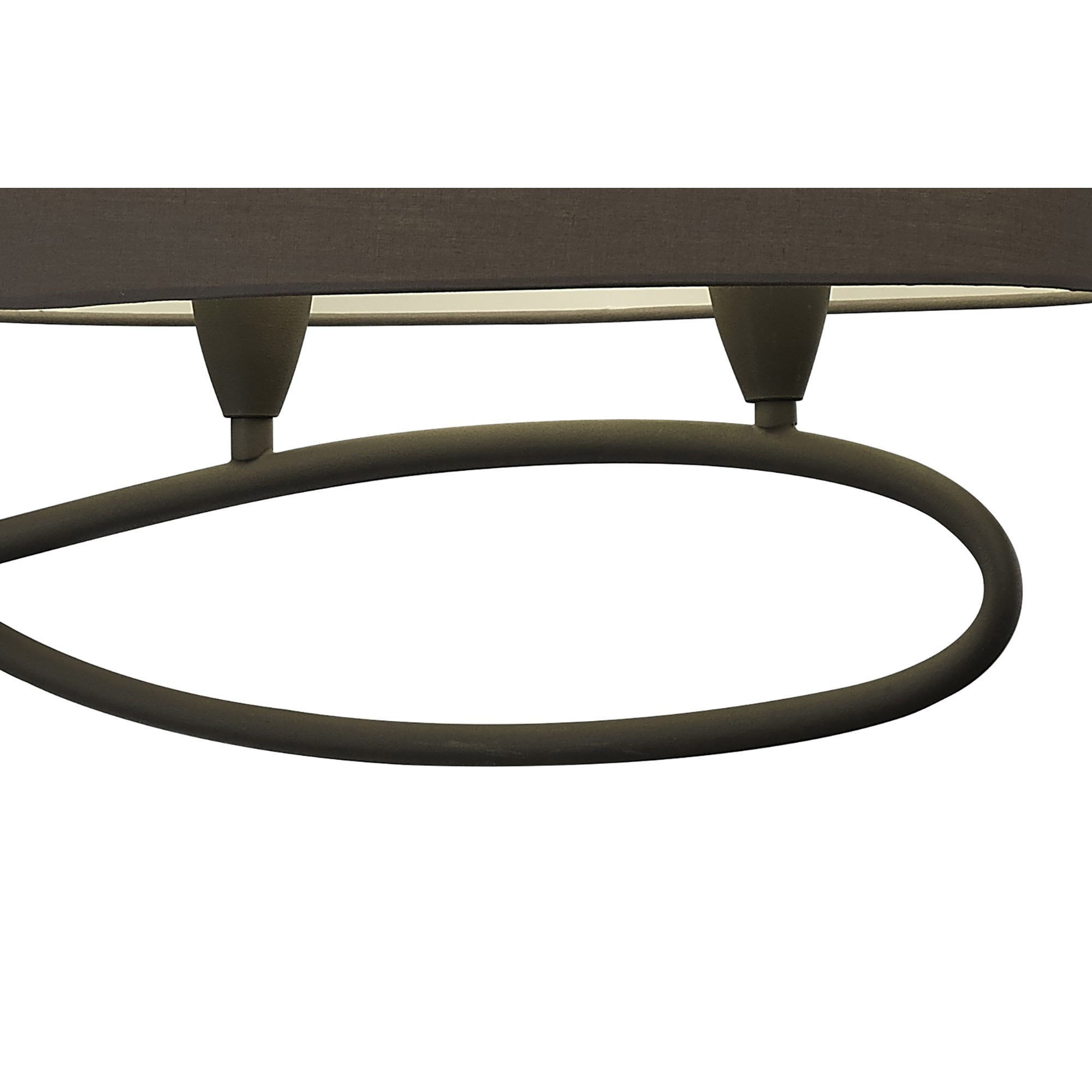 M3680 Lua Linear Pendant 2 Arm 4 Light E27 Ash Grey Ash Grey Shades