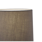 M3682 Lua Table Lamp 1 Light E27 Small Ash Grey Ash Grey Shade