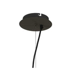 M3684 Lua Single Pendant 3 Light E27 Ash Grey Ash Grey Shade
