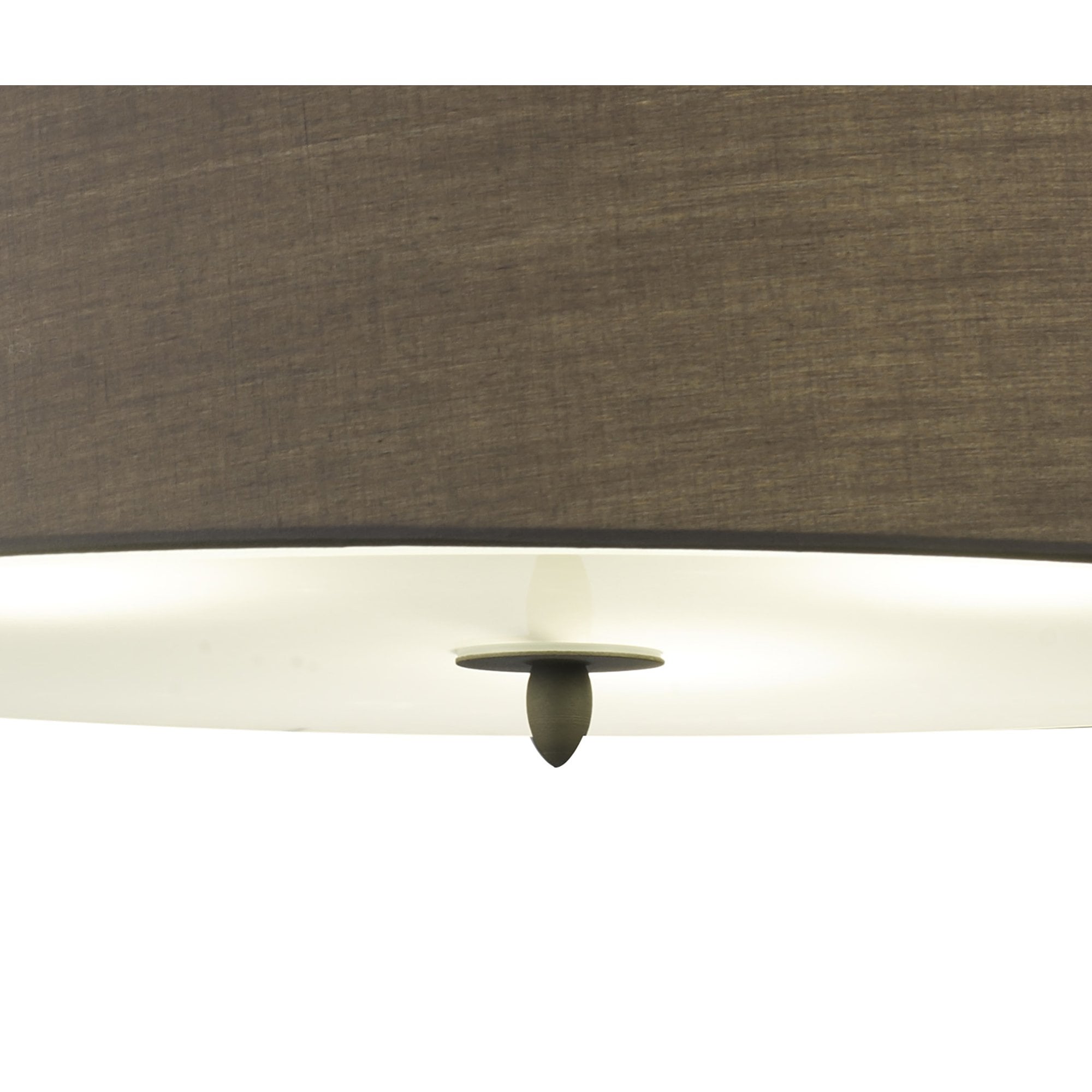 M3684 Lua Single Pendant 3 Light E27 Ash Grey Ash Grey Shade
