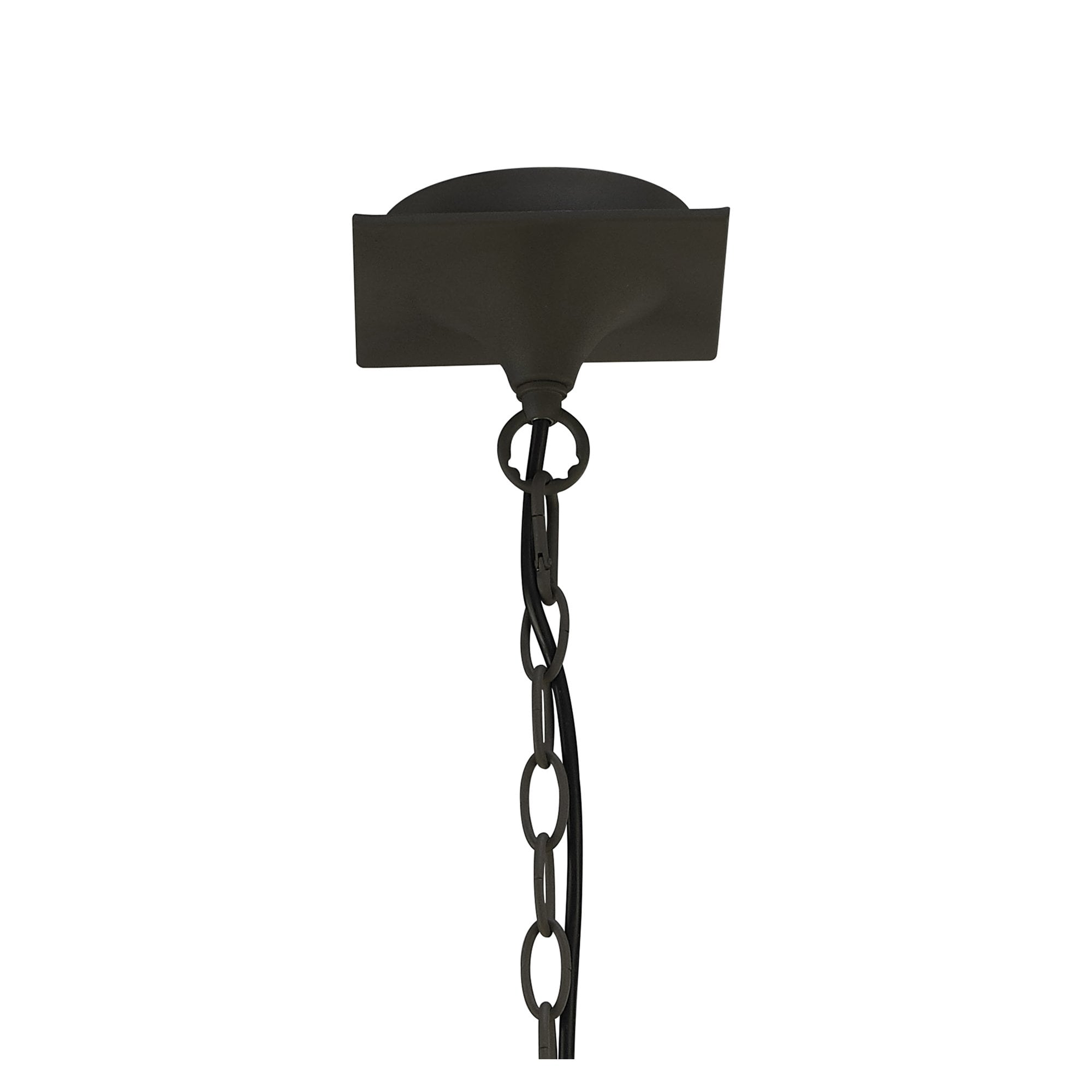 M3686 Lua Pendant 3 Arm Light E27 Ash Grey Ash Grey Shades