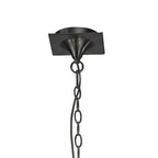 M3700 Lua Linear Pendant 2 Arm 4 Light E27 Satin Nickel White Shades