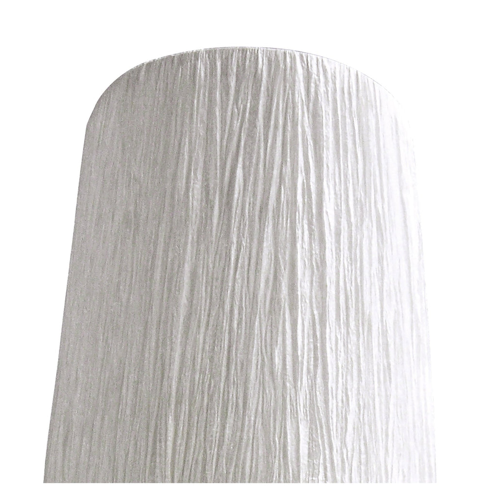M1318/S Lucca Wall Lamp Switched 2 Light E27 Polished Chrome White Shades & Clear Crystal