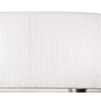M1340/S Lucca Wall Lamp Switched 2 Light E27 Polished Chrome White Shade & Clear Crystal