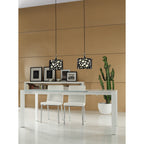 M1358 Lupin Linear Pendant 2 Light E27 Gloss Black White Acrylic Polished Chrome