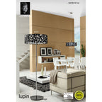 M1358 Lupin Linear Pendant 2 Light E27 Gloss Black White Acrylic Polished Chrome