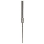 M1358 Lupin Linear Pendant 2 Light E27 Gloss Black White Acrylic Polished Chrome