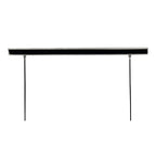 M1360 Lupin Linear Pendant 2 Light E27 Line Gloss White/White Acrylic/Polished Chrome