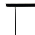 M1360 Lupin Linear Pendant 2 Light E27 Line Gloss White/White Acrylic/Polished Chrome