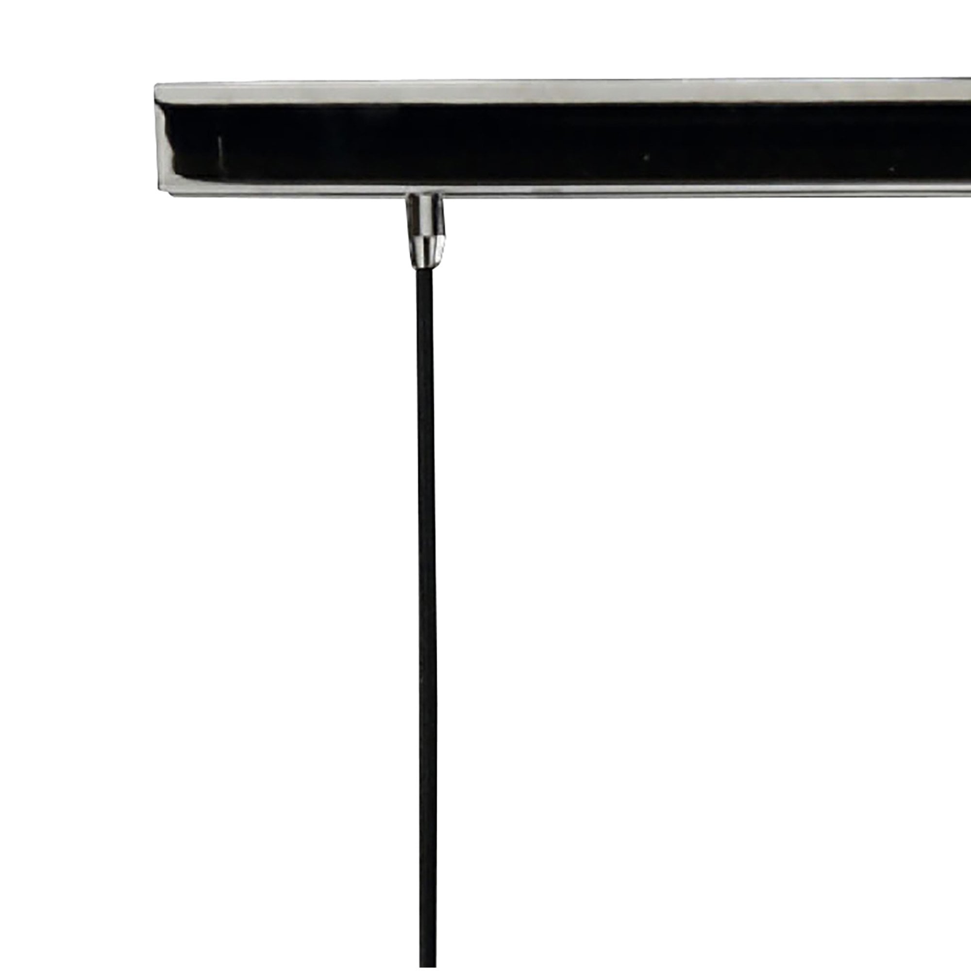 M1360 Lupin Linear Pendant 2 Light E27 Line Gloss White/White Acrylic/Polished Chrome