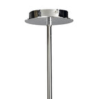 M1369 Lupin Linear Pendant 2 Light E27 Line Large Gloss White White Acrylic Polished Chrome