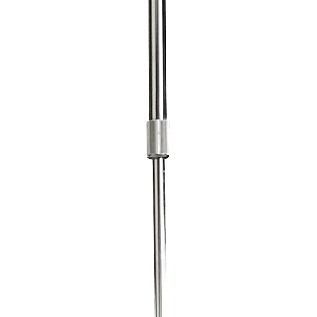 M1369 Lupin Linear Pendant 2 Light E27 Line Large Gloss White White Acrylic Polished Chrome