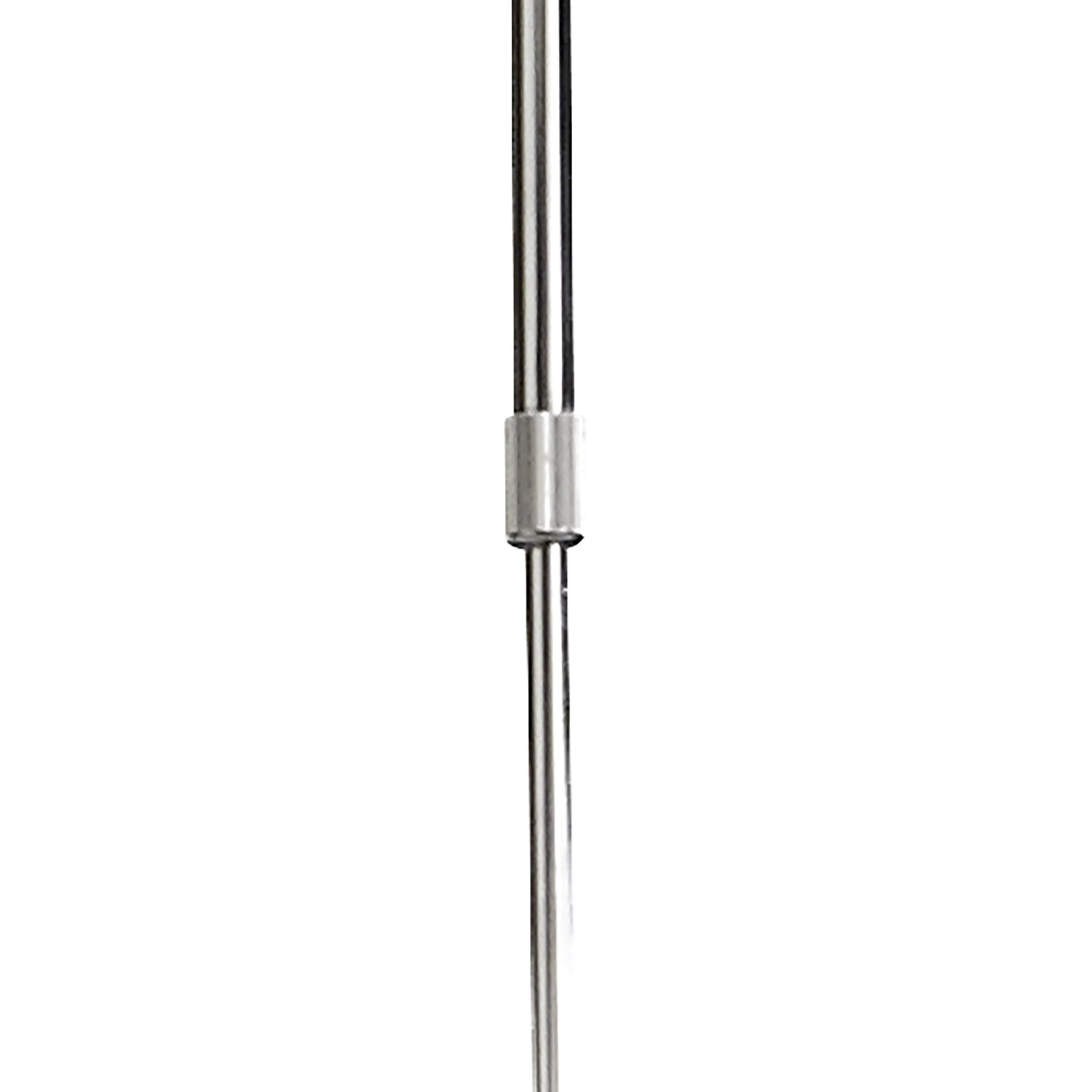 M1369 Lupin Linear Pendant 2 Light E27 Line Large Gloss White White Acrylic Polished Chrome