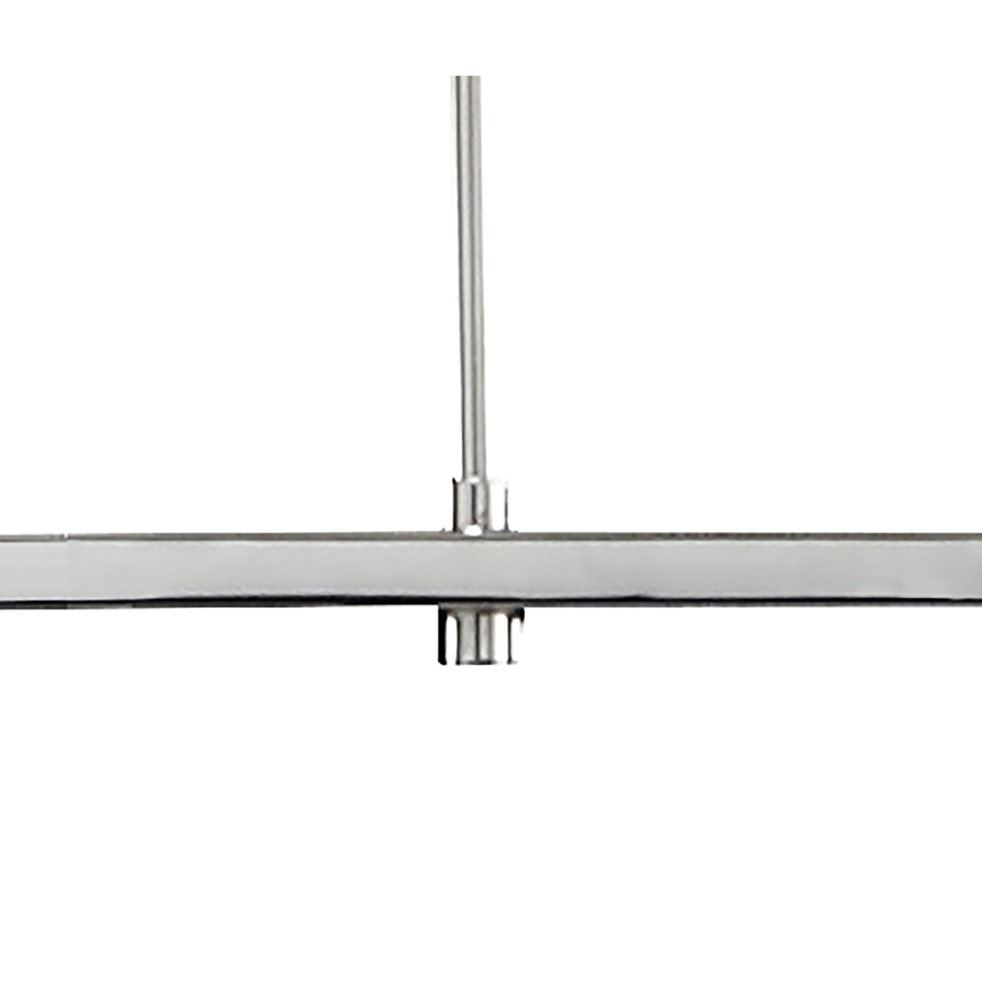 M1369 Lupin Linear Pendant 2 Light E27 Line Large Gloss White White Acrylic Polished Chrome