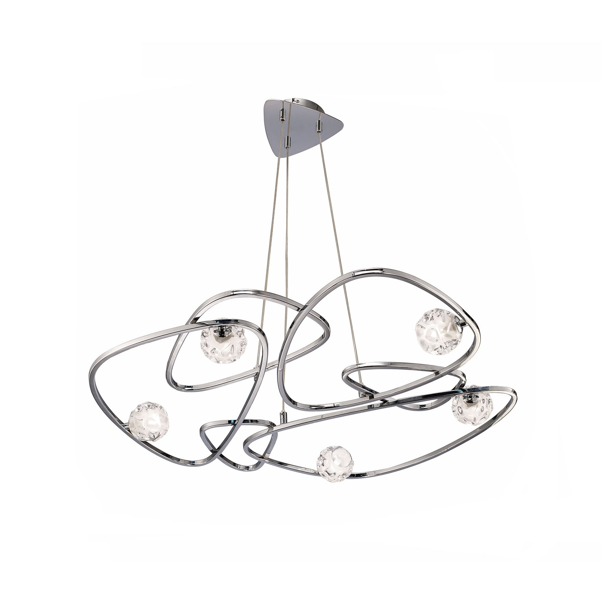 M5011 Lux Pendant 5 Light G9 Polished Chrome