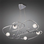 M5011 Lux Pendant 5 Light G9 Polished Chrome