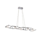 M5012 Lux Linear Pendant 5 Light G9 Line Polished Chrome