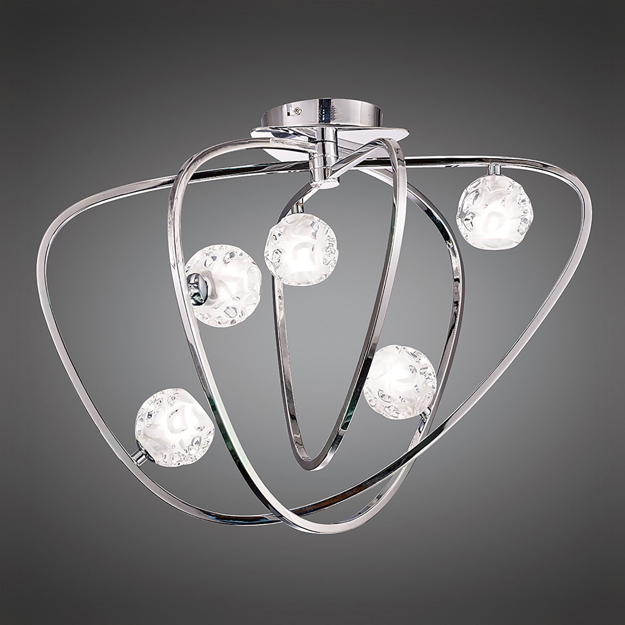 M5014 Lux Ceiling 5 Light G9 Polished Chrome