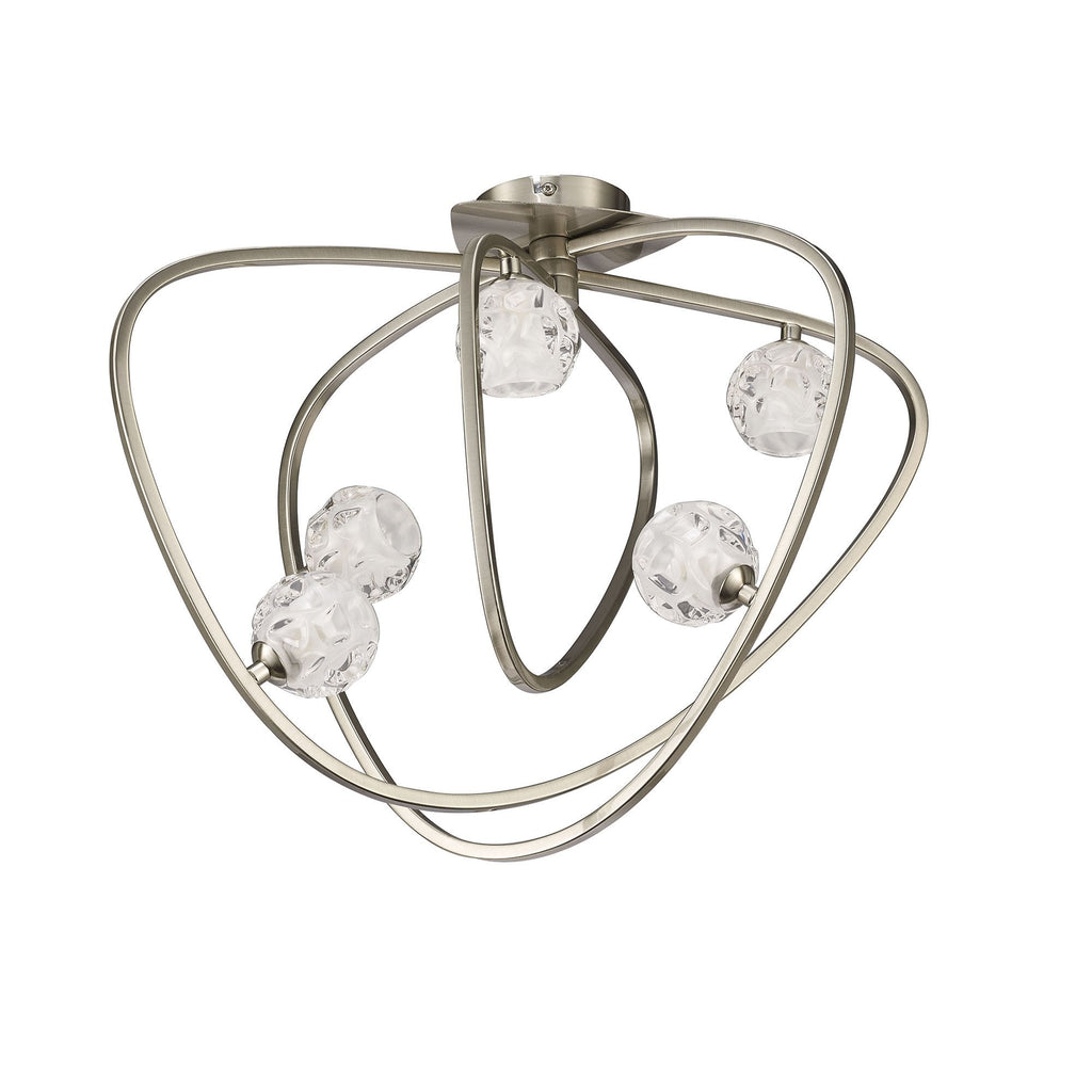 M5014 Lux Ceiling 5 Light G9 Polished Chrome