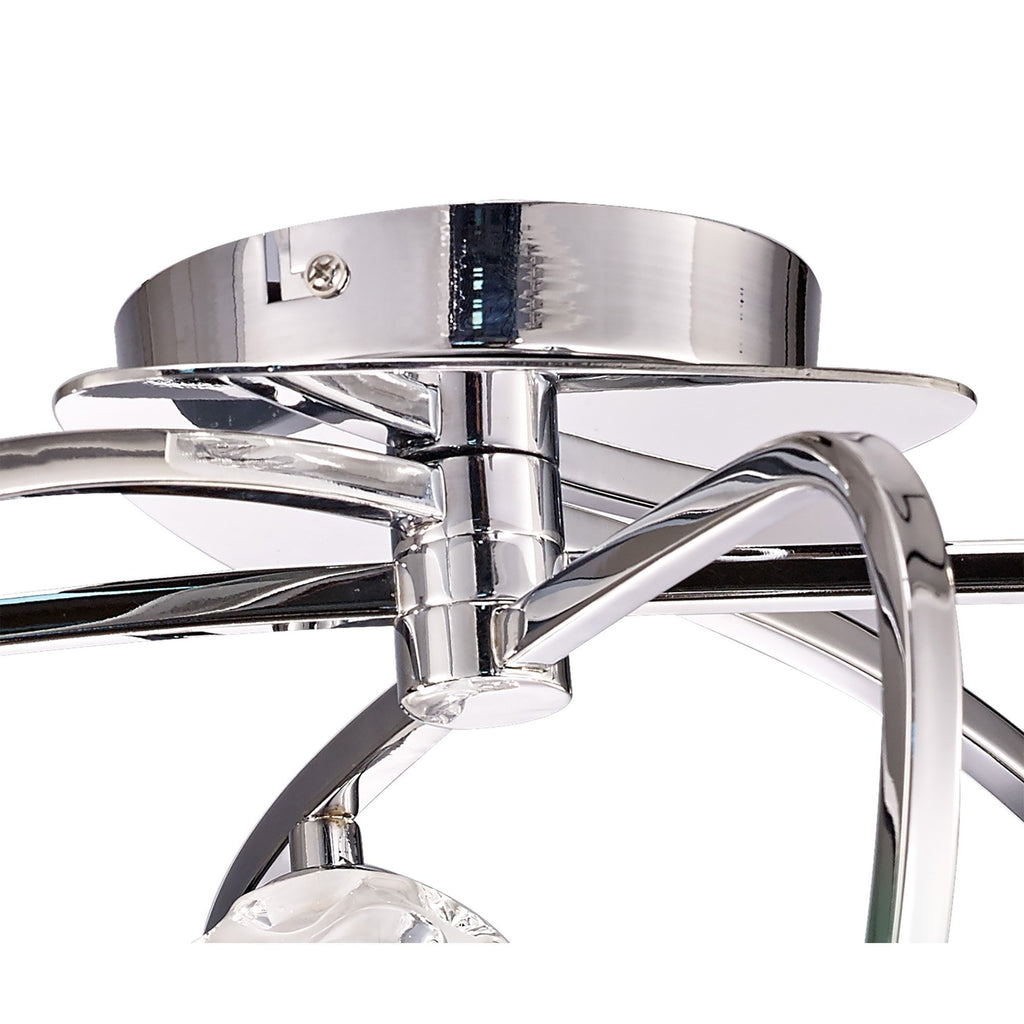 M5014 Lux Ceiling 5 Light G9 Polished Chrome