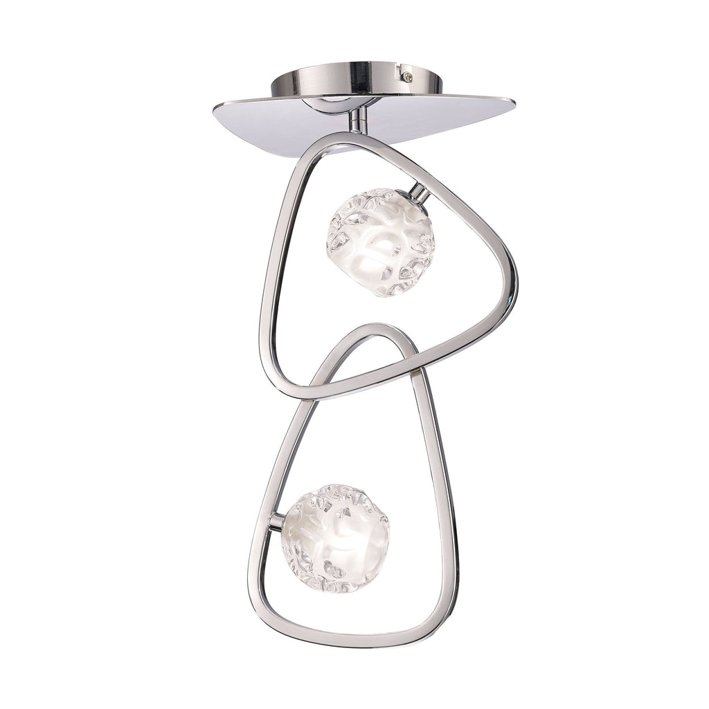 M5015 Lux Ceiling 2 Light G9 Polished Chrome