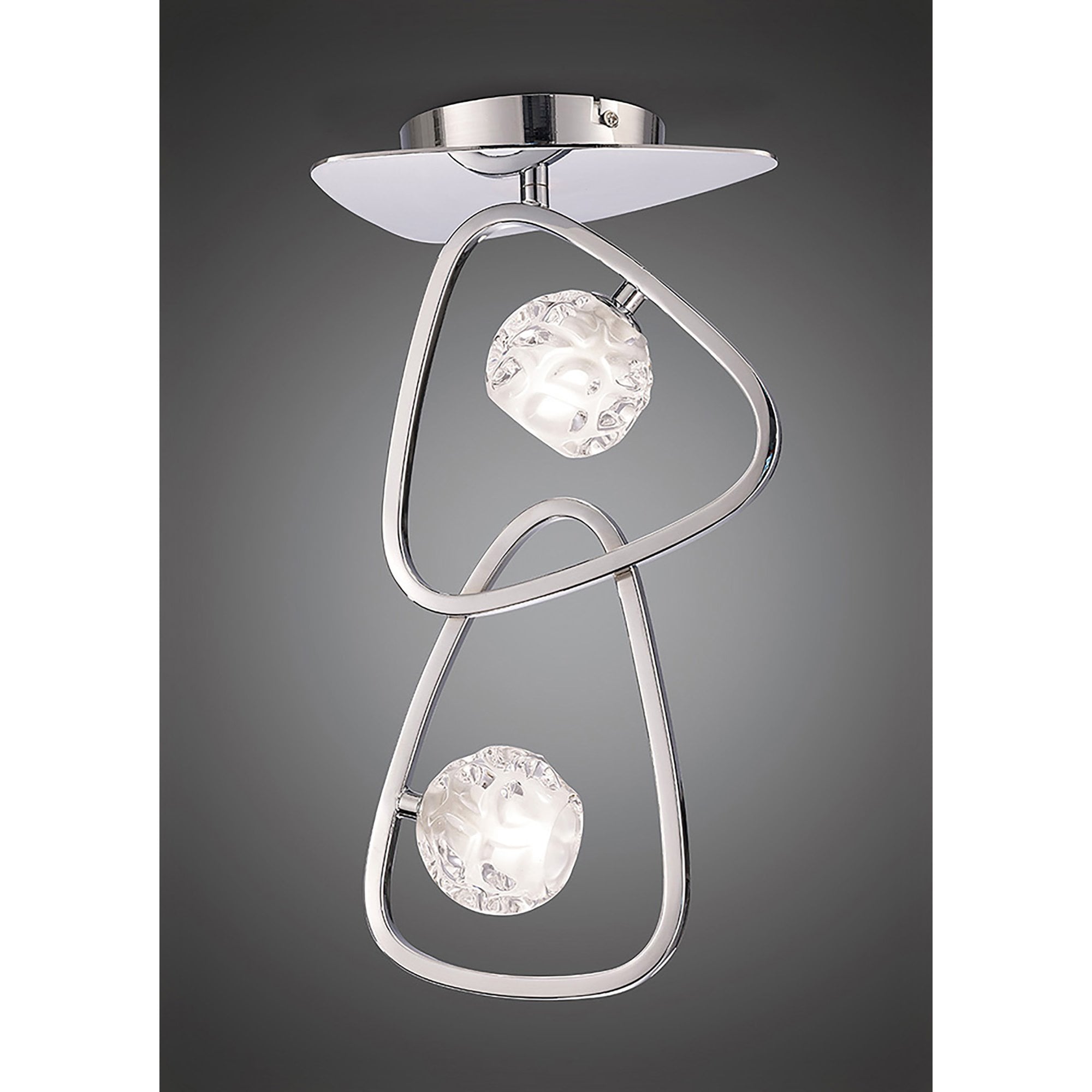 M5015 Lux Ceiling 2 Light G9 Polished Chrome